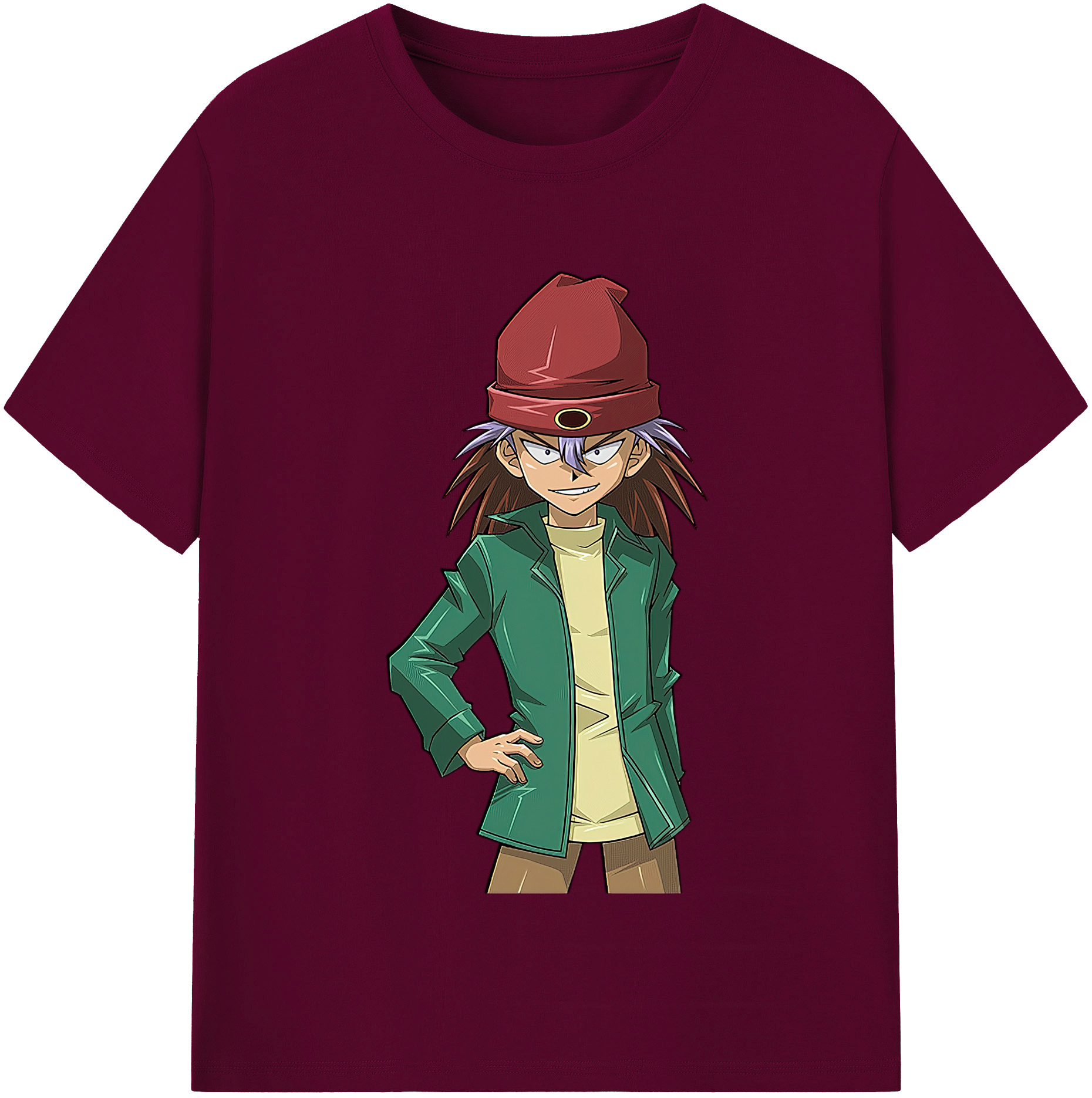 （画像用） 遊☆戯☆王 Yu-Gi-Oh! レディースカジュアルプリントTシャツ（綿100％）